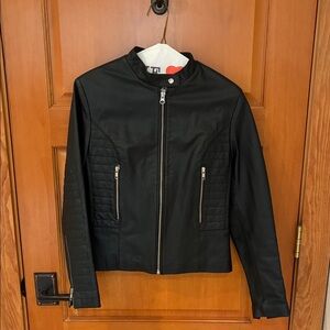 Black Leather Women's Jacket
